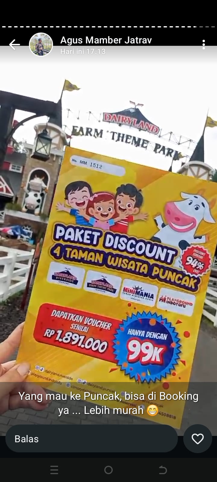 Booklet Cimory Puncak - 1