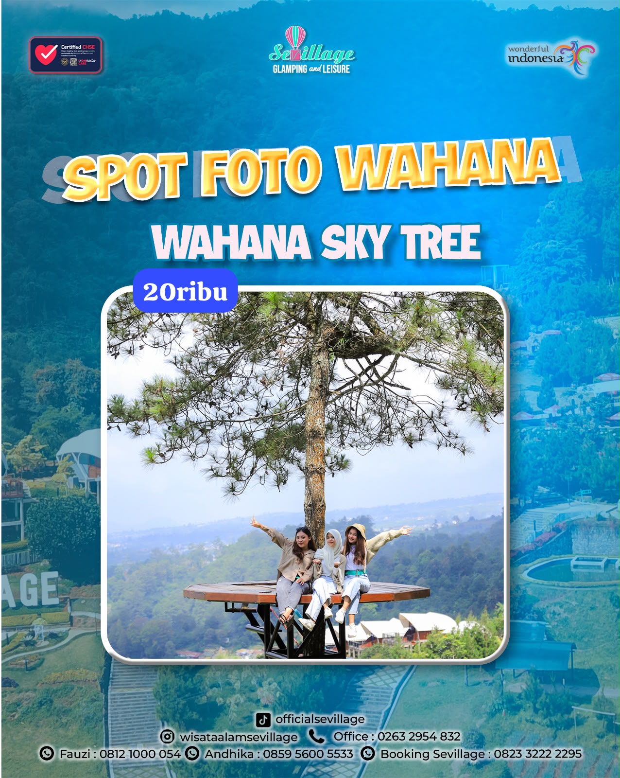 Wisata Alam Sevillage Puncak - 1