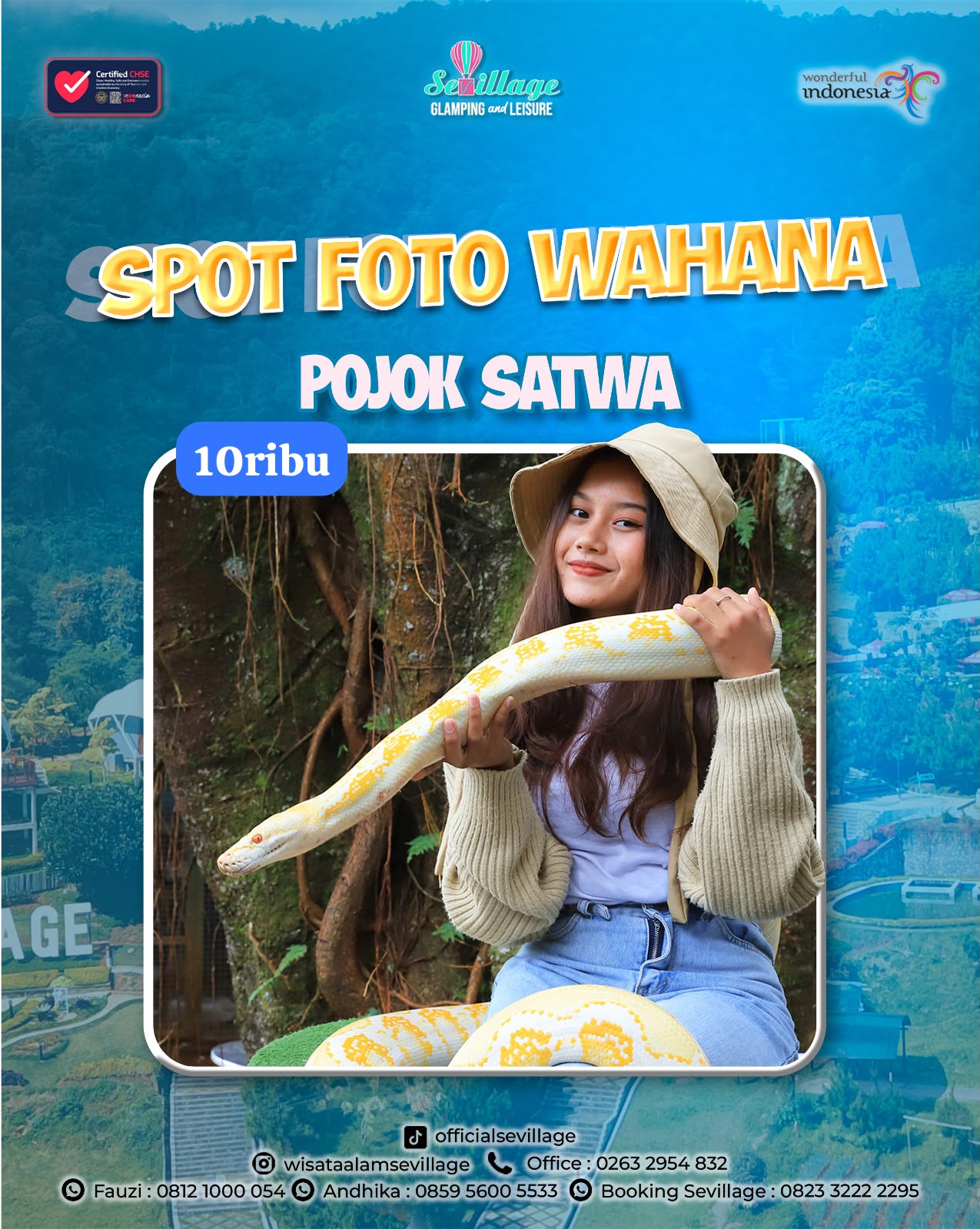 Wisata Alam Sevillage Puncak - 3