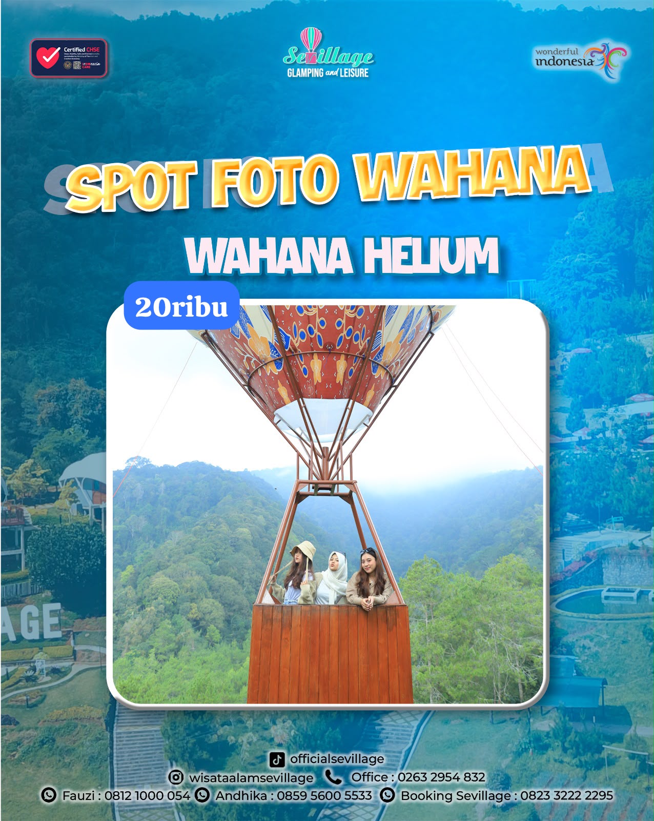 Wisata Alam Sevillage Puncak - 4