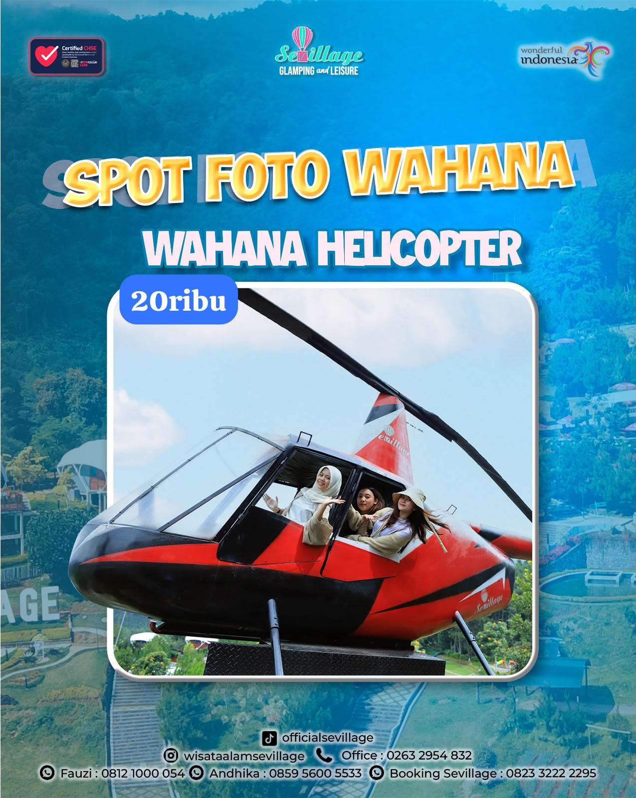 Wisata Alam Sevillage Puncak - 5