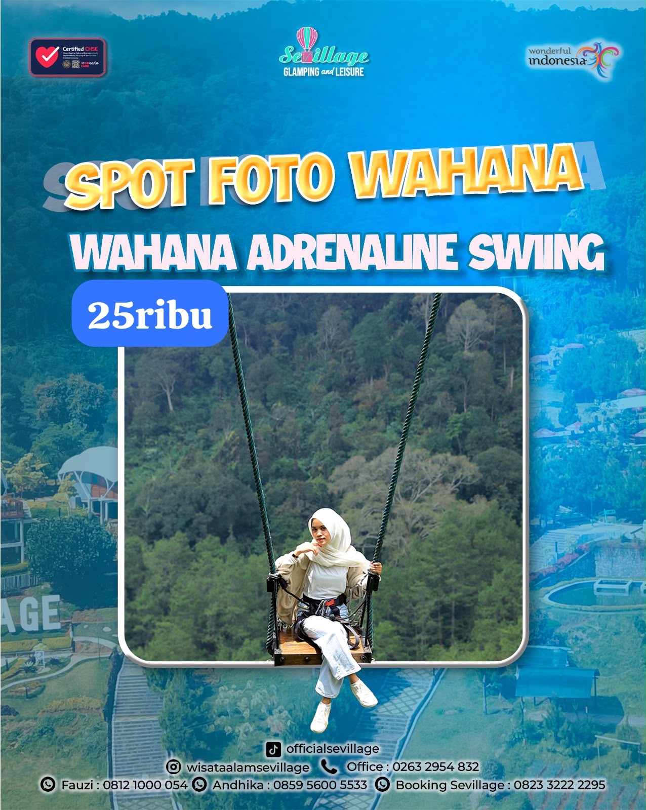 Wisata Alam Sevillage Puncak - 6