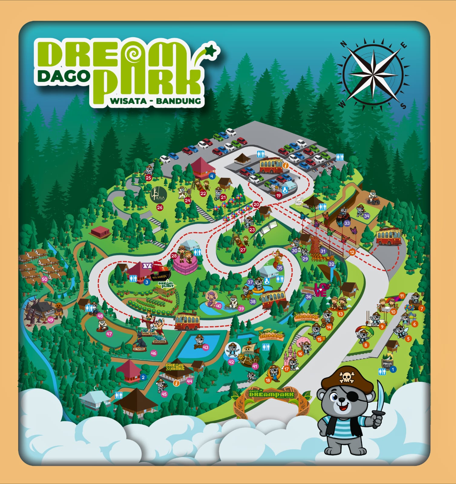 Peta area